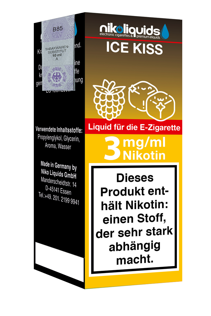 Niko Liquids E-Liquid Ice Kiss 10 ml