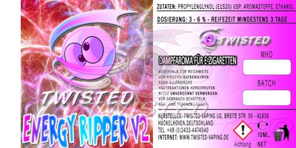 Twisted Aroma Energy Ripper V2 10ml